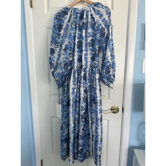 Alix of Bohemia Saranna Bluebell Dress $1280 NWT Small S Tuckernuck - Picture 6 of 9